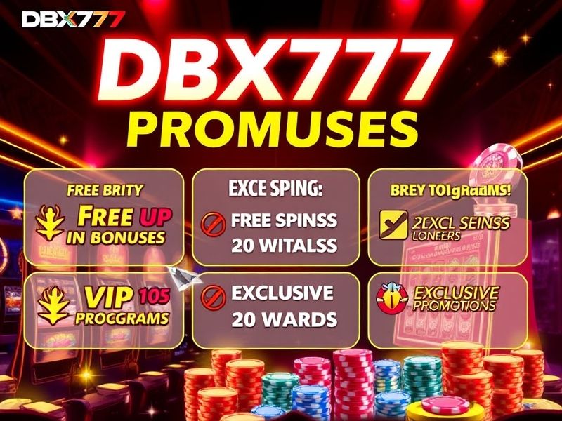 Welcome to DBX777, your premier destination for high-quality gambling experiences. Explore slots, live dealer games, poker, sports betting, and discover exclusive promotions for real money play.